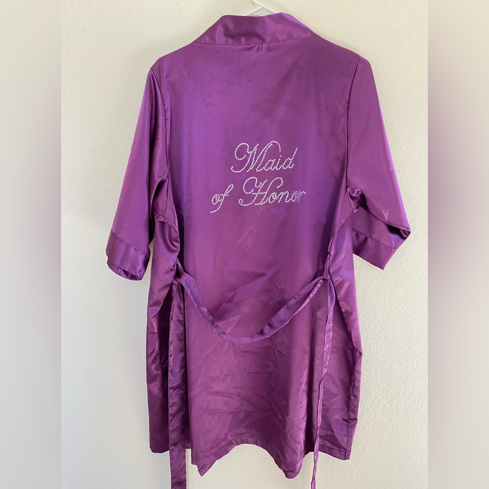Maid of Honor robe for wedding